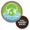 1.5 Round Button Style Refrigerator Magnet w/Full Magnetic Back